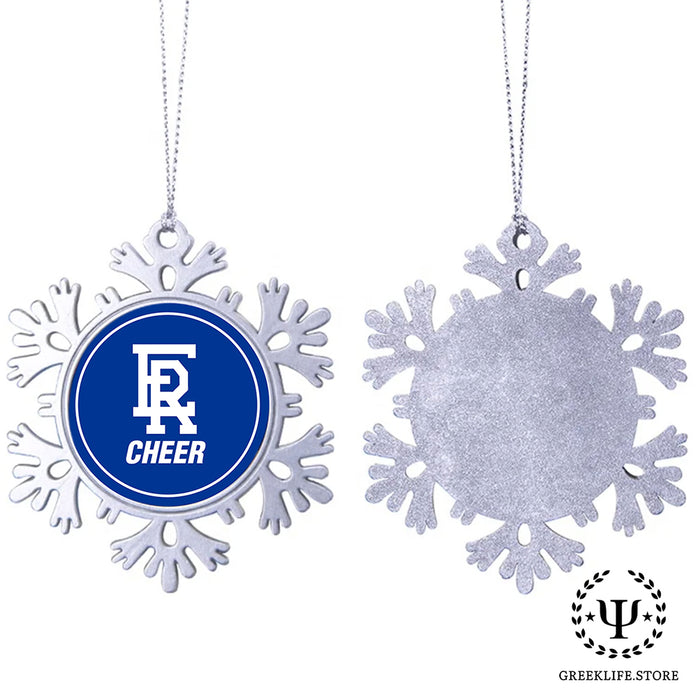 Embry-Riddle Aeronautical University Christmas Ornament - Snowflake Metal