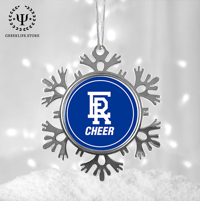 Embry-Riddle Aeronautical University Christmas Ornament - Snowflake Metal