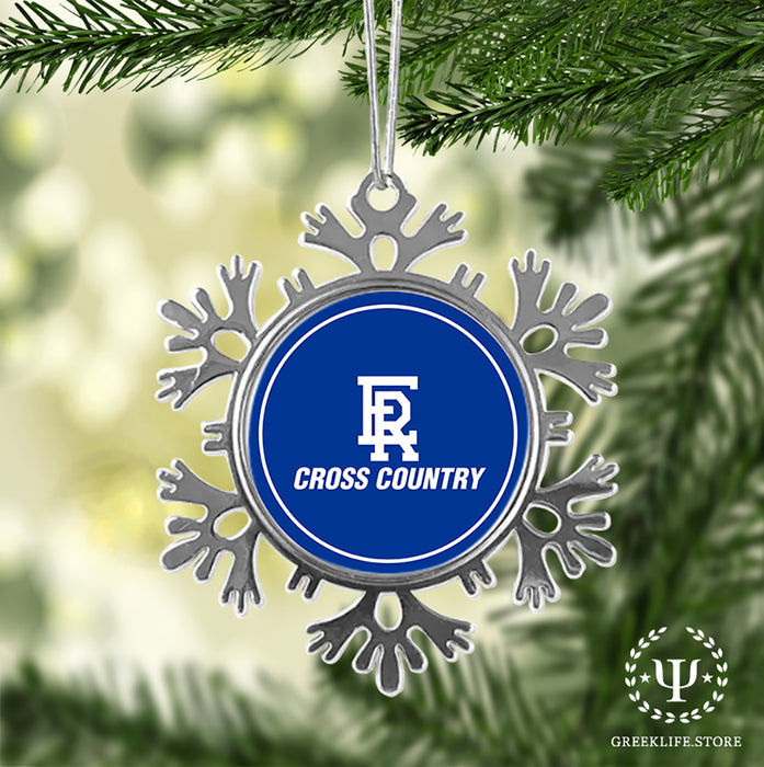 Embry-Riddle Aeronautical University Christmas Ornament - Snowflake Metal