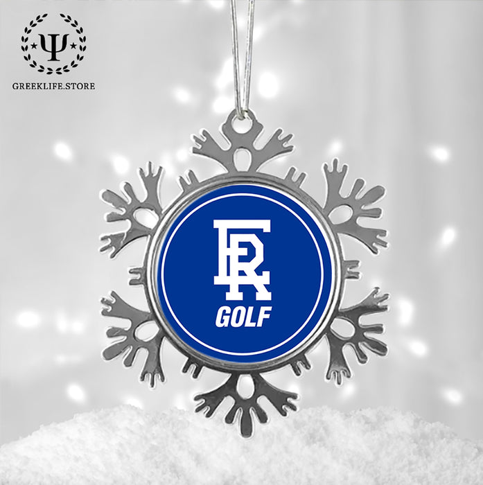 Embry-Riddle Aeronautical University Christmas Ornament - Snowflake Metal