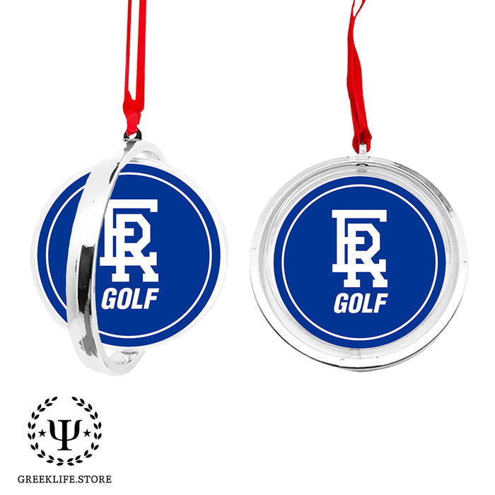 Embry-Riddle Aeronautical University ER Sport Christmas Reversible Flat Round Ornament