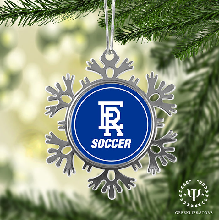 Embry-Riddle Aeronautical University Christmas Ornament - Snowflake Metal