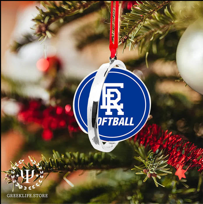 Embry-Riddle Aeronautical University ER Sport Christmas Reversible Flat Round Ornament