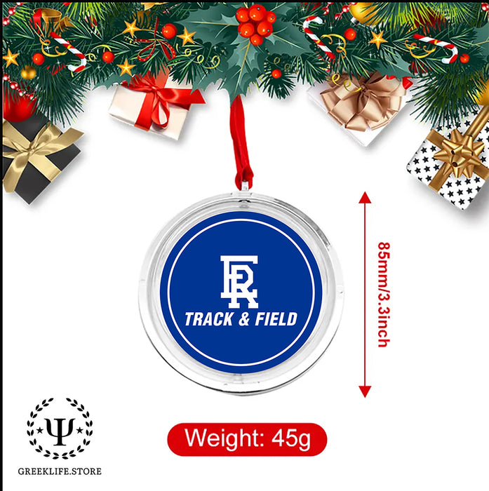 Embry-Riddle Aeronautical University ER Sport Christmas Reversible Flat Round Ornament