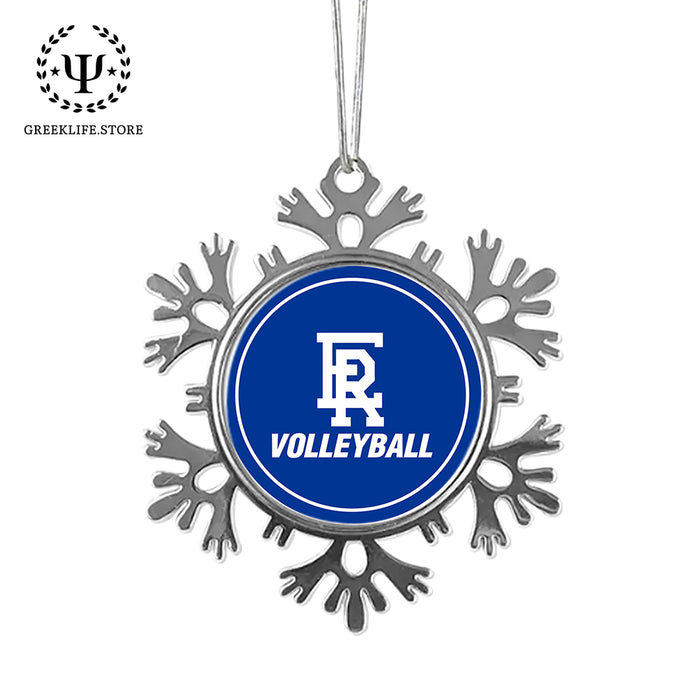 Embry-Riddle Aeronautical University Christmas Ornament - Snowflake Metal