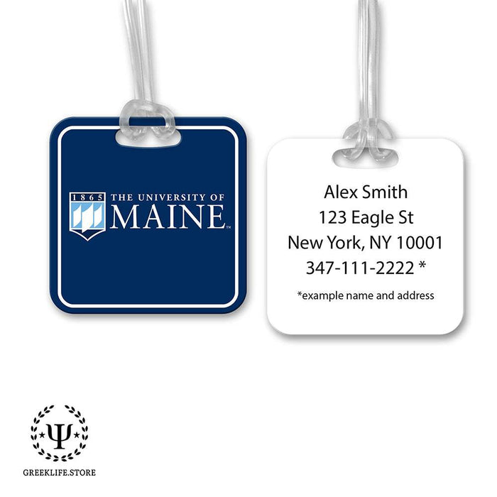University of Maine Luggage Bag Tag (square)