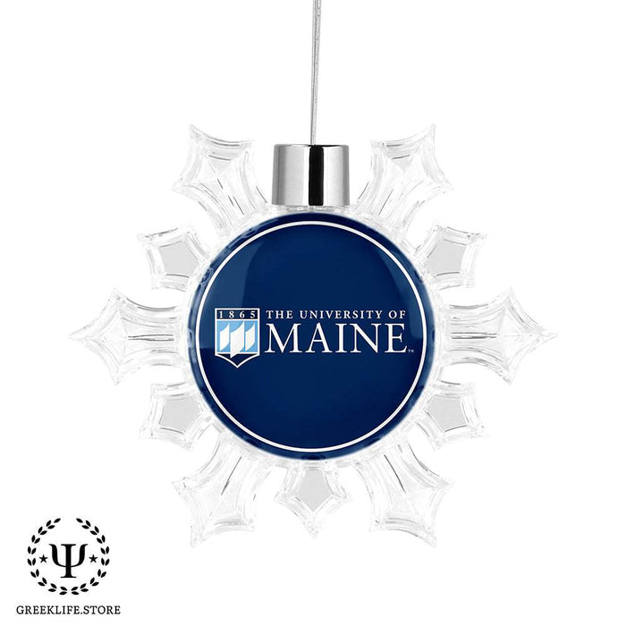 University of Maine Christmas Ornament - Snowflake