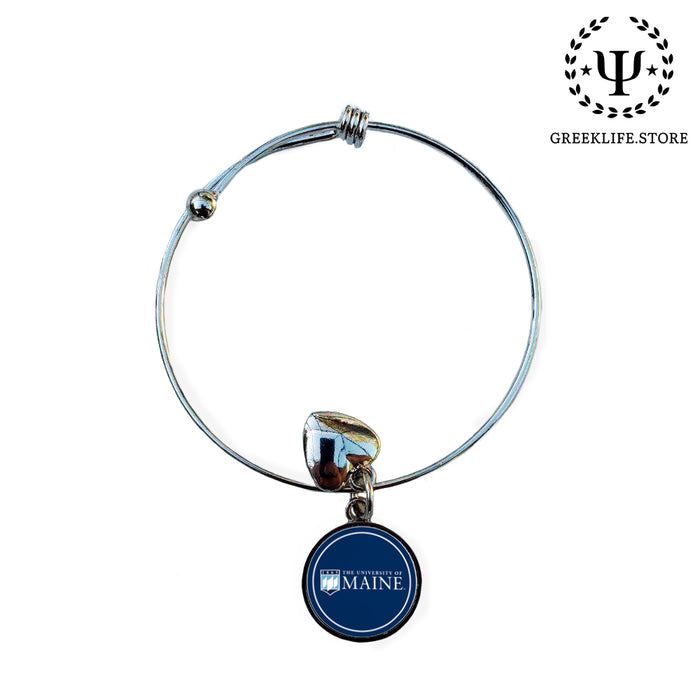 University of Maine Round Adjustable Bracelet