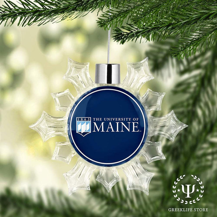 University of Maine Christmas Ornament - Snowflake