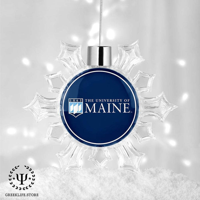 University of Maine Christmas Ornament - Snowflake