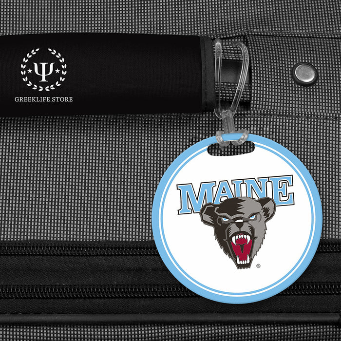 University of Maine Luggage Bag Tag (round)