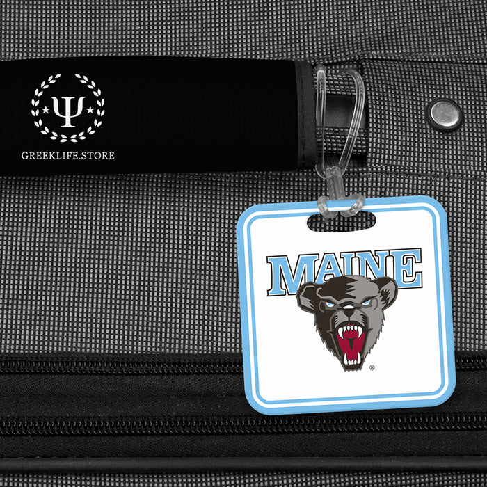 University of Maine Luggage Bag Tag (square)