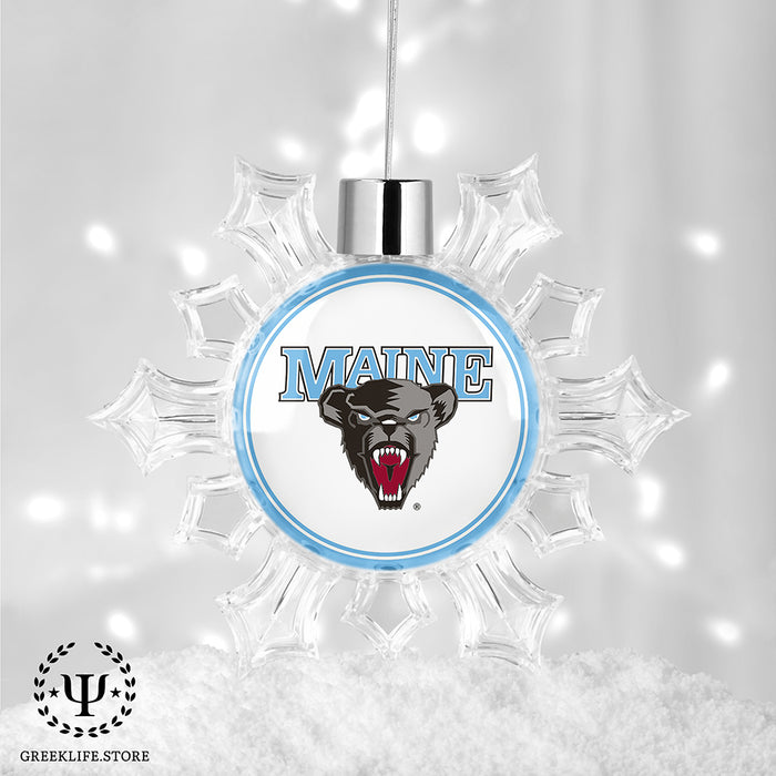 University of Maine Christmas Ornament - Snowflake