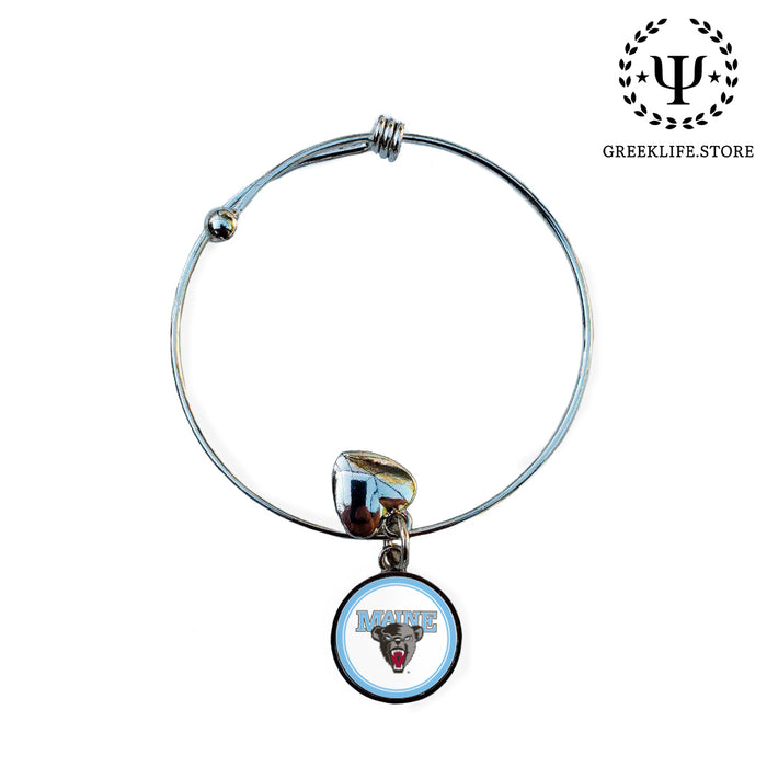 University of Maine Round Adjustable Bracelet