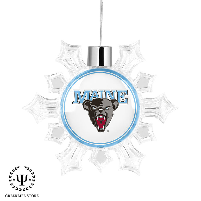 University of Maine Christmas Ornament - Snowflake