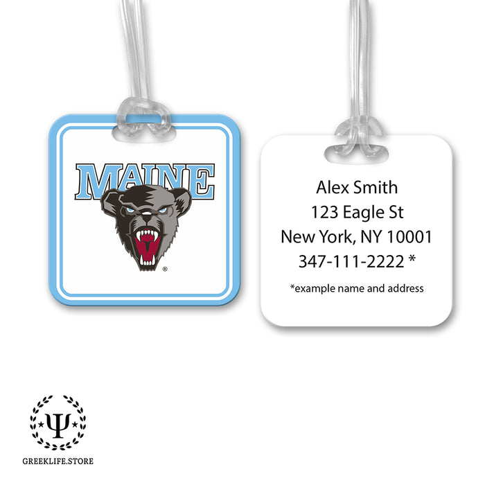 University of Maine Luggage Bag Tag (square)