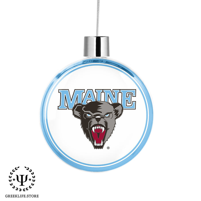 University of Maine Christmas Ornament Flat Round