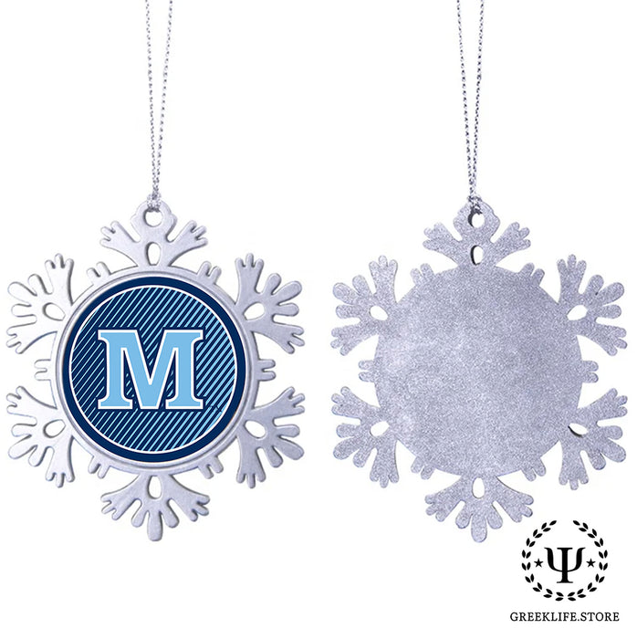 University of Maine Christmas Ornament - Snowflake Metal