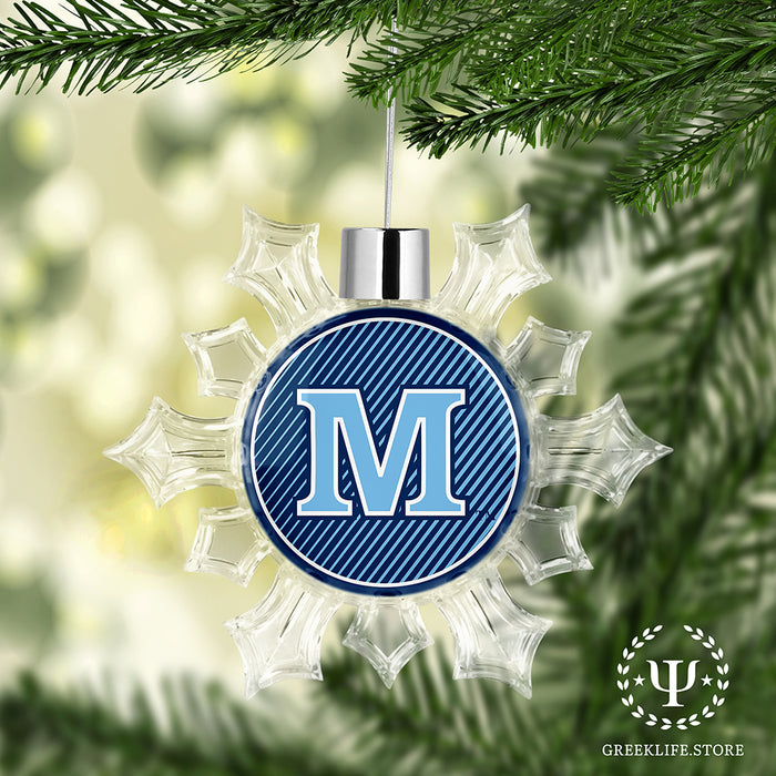 University of Maine Christmas Ornament - Snowflake