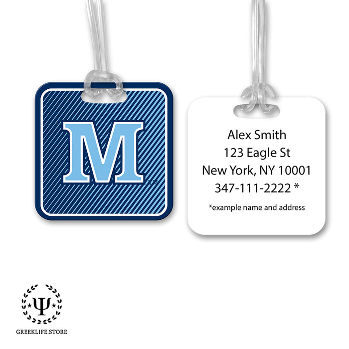 University of Maine Luggage Bag Tag (square)