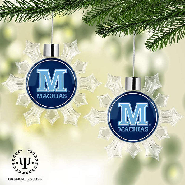 University of Maine Christmas Ornament - Snowflake