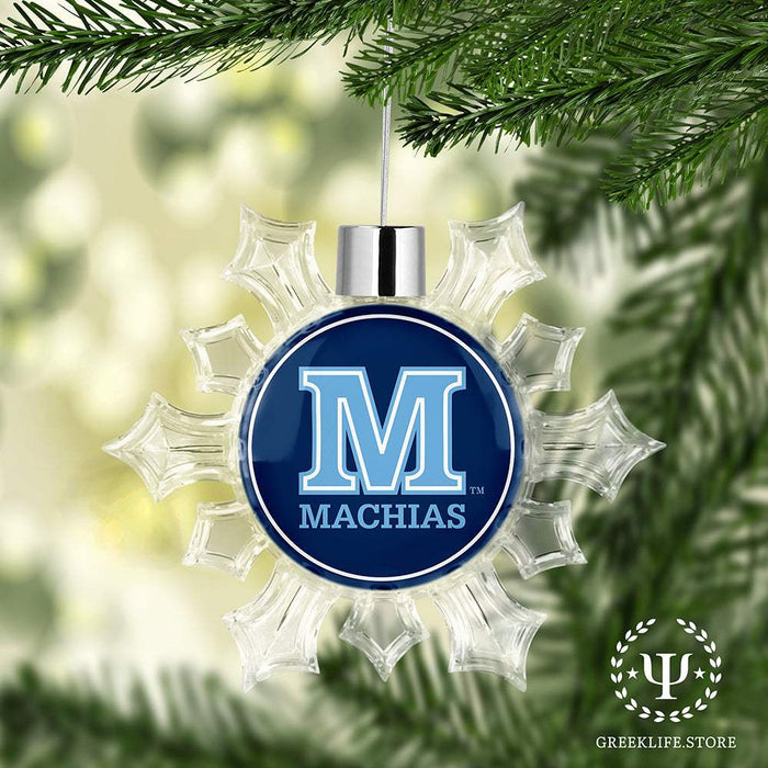 University of Maine Christmas Ornament - Snowflake