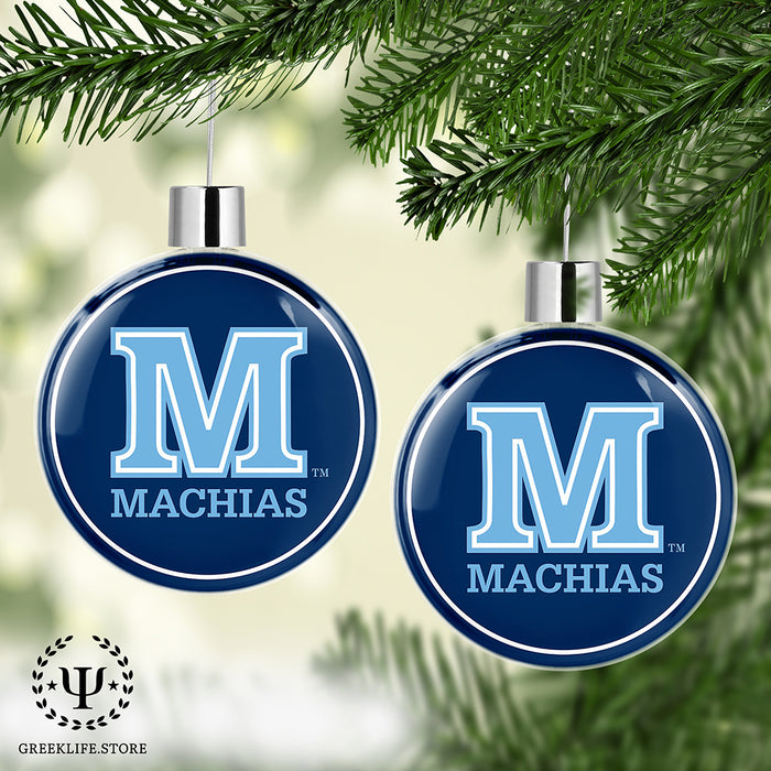 University of Maine Christmas Ornament Flat Round