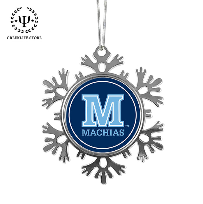 University of Maine Christmas Ornament - Snowflake Metal