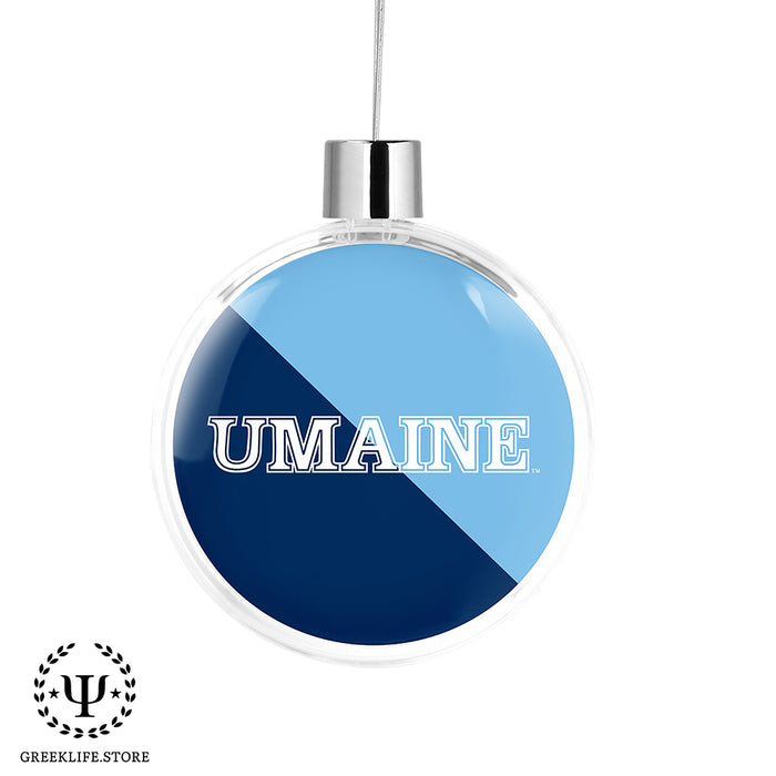 University of Maine Christmas Ornament Flat Round