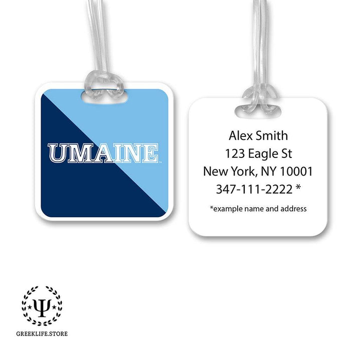 University of Maine Luggage Bag Tag (square)