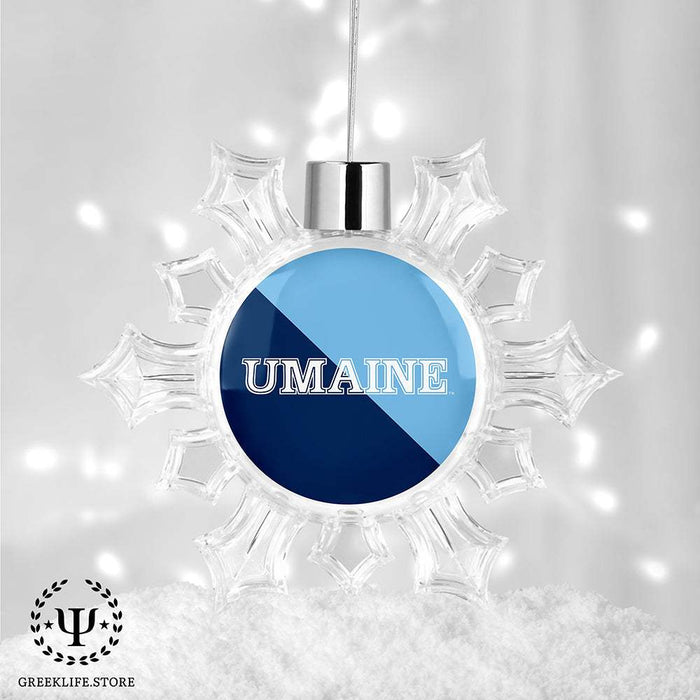 University of Maine Christmas Ornament - Snowflake