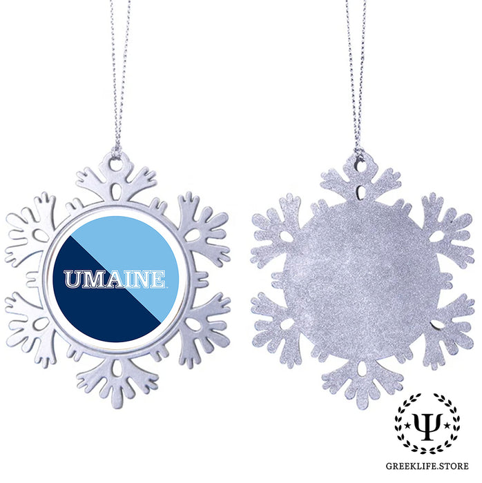 University of Maine Christmas Ornament - Snowflake Metal