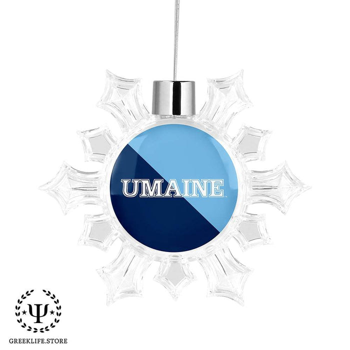 University of Maine Christmas Ornament - Snowflake