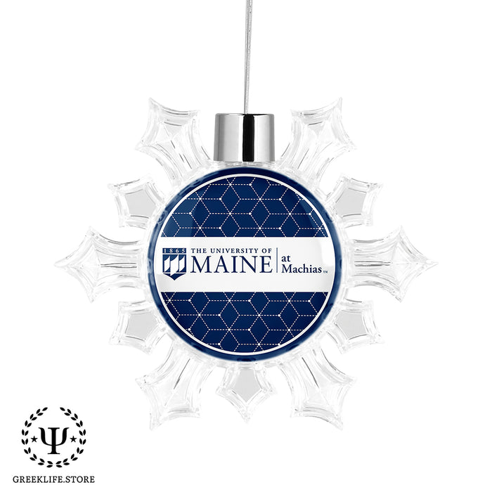 University of Maine Christmas Ornament - Snowflake