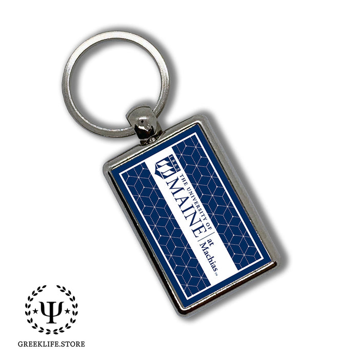 University of Maine Keychain Rectangular