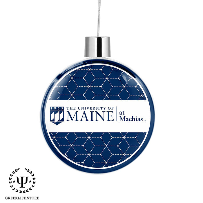 University of Maine Christmas Ornament Flat Round