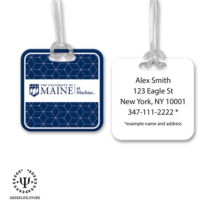 University of Maine Luggage Bag Tag (square)