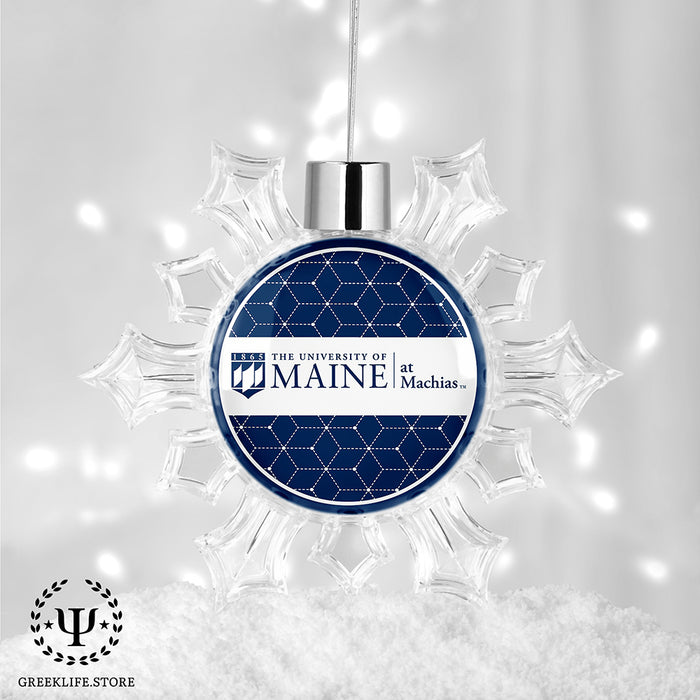 University of Maine Christmas Ornament - Snowflake