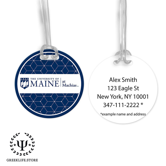 University of Maine Luggage Bag Tag (round)