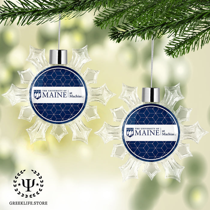 University of Maine Christmas Ornament - Snowflake