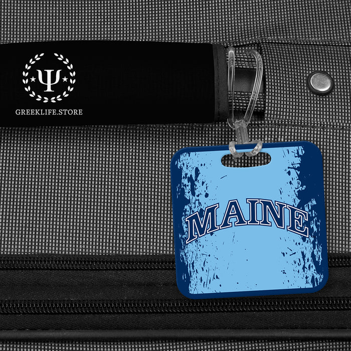 University of Maine Luggage Bag Tag (square)