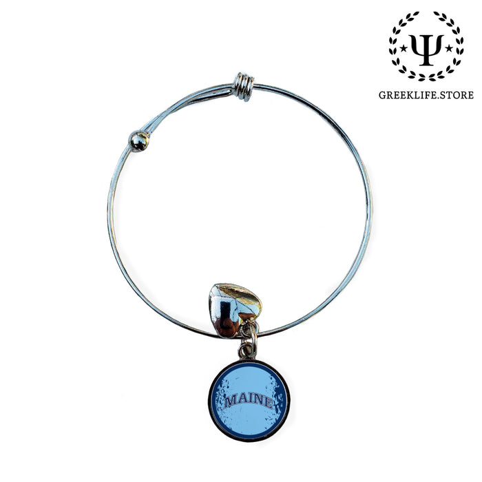 University of Maine Round Adjustable Bracelet