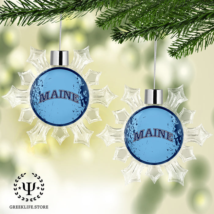 University of Maine Christmas Ornament - Snowflake