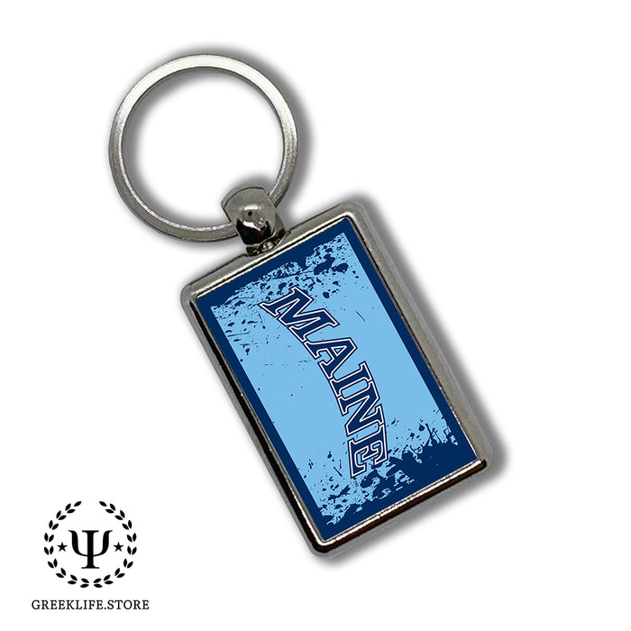 University of Maine Keychain Rectangular