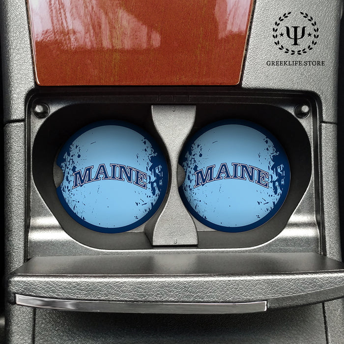 University of Maine Car Cup Holder Coaster (Set of 2)