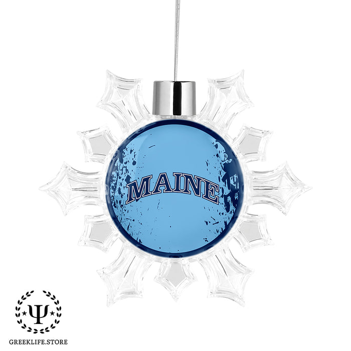 University of Maine Christmas Ornament - Snowflake