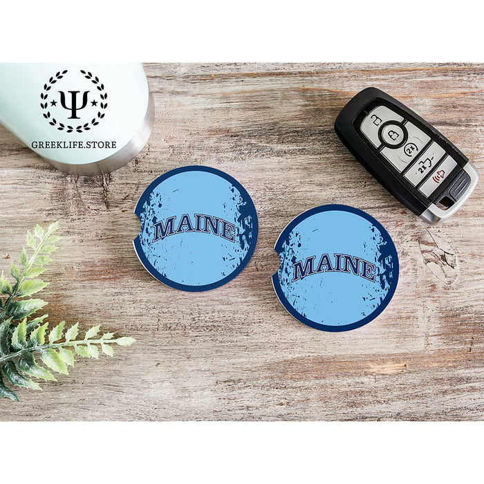 University of Maine Car Cup Holder Coaster (Set of 2)