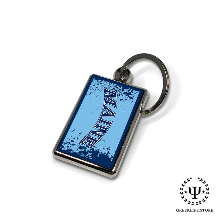 University of Maine Keychain Rectangular