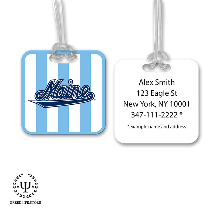 University of Maine Luggage Bag Tag (square)