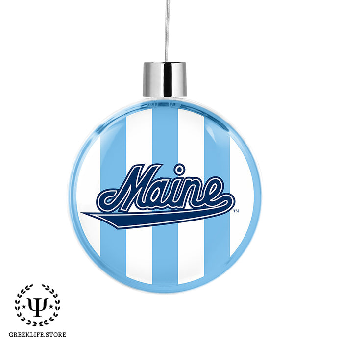 University of Maine Christmas Ornament Flat Round